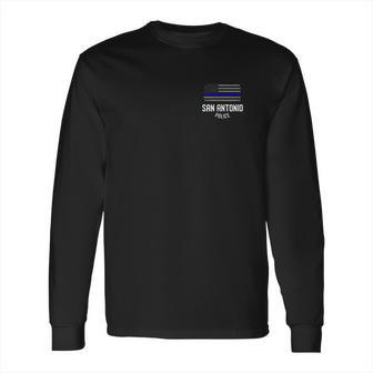 City Of San Antonio Police Officer Texas Policeman Long Sleeve T-Shirt | Favorety DE