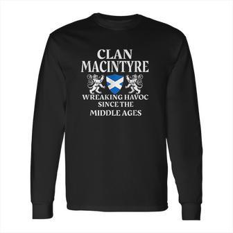 Clan Macrae Wreaking Havoc Since The Middle Ages Long Sleeve T-Shirt | Favorety