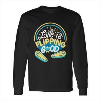 Classic Retro Arcade Pinball Arcade Game Retro 80S Gaming Long Sleeve T-Shirt | Favorety