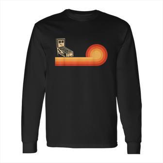 Classic Retro Pinball For Men Vintage Arcade Long Sleeve T-Shirt | Favorety UK