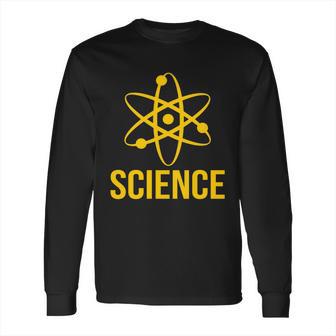 Classic Science Atom Logo Long Sleeve T-Shirt | Favorety CA