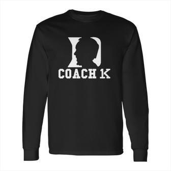 Coach K Face 1000 Wins Long Sleeve T-Shirt | Favorety AU