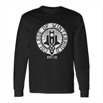 College Of Winterhold Est T-Shirt Long Sleeve T-Shirt | Favorety AU