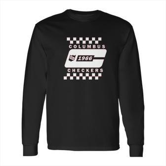 Columbus Checkers 1966 Ihl Hockey Long Sleeve T-Shirt | Favorety