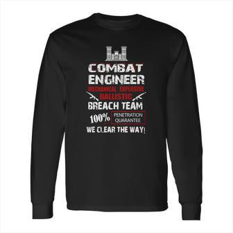 Combat Engineer Mechanic Explosive Long Sleeve T-Shirt | Favorety AU