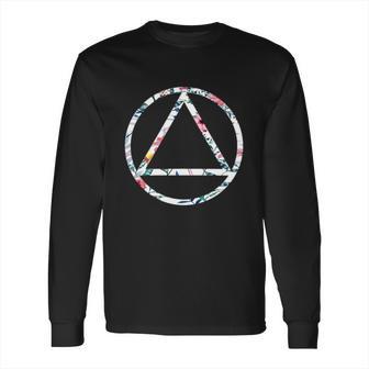 Cool Aa Symbol Narcotics Anonymous Na Aa Funny Gift Long Sleeve T-Shirt | Favorety AU