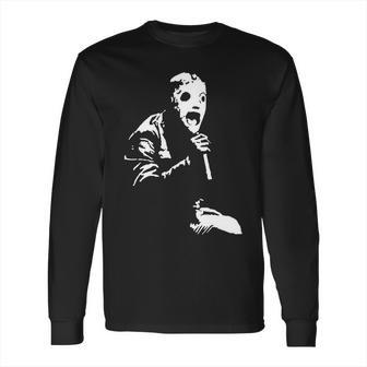 Corey Taylor Slipknot With Face Covering Iconic Rock Men Long Sleeve T-Shirt | Favorety