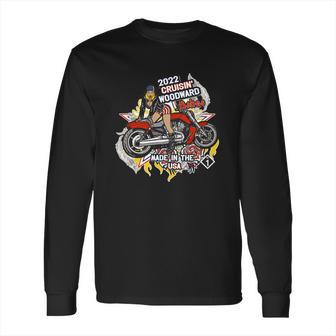 Cruising Woodward Motorcycle Babe 2022 M1 Long Sleeve T-Shirt | Favorety UK