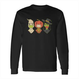 Cute Halloween Funny Halloween Day Halloween Creatures Pandemic Long Sleeve T-Shirt | Favorety UK