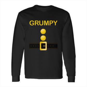 Cute Halloween Funny Halloween Day Grumpy Dwarf Costume Long Sleeve T-Shirt | Favorety CA