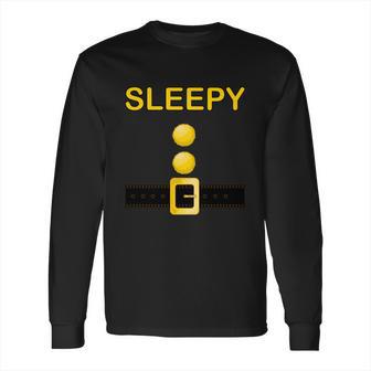 Cute Halloween Funny Halloween Day Sleepy Dwarf Costume Long Sleeve T-Shirt | Favorety CA