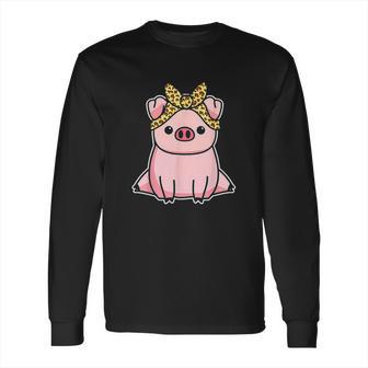 Cute Piggy Piglet Pig Long Sleeve T-Shirt | Favorety UK