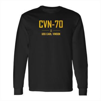 Cvn70 Uss Carl Vinson Long Sleeve T-Shirt | Favorety AU