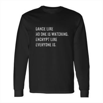 Cybersecurity It Encryption | Funny Computer Hacker Gift Long Sleeve T-Shirt | Favorety DE