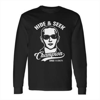 D B Cooper Robber Thief Parachute Hike And Seek Champion Since Long Sleeve T-Shirt | Favorety