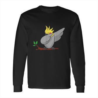 Dabbing Cockatiel Funny Dab Gift Hip Hop Dance Long Sleeve T-Shirt | Favorety UK