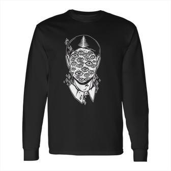 Dali Surreal Noir Retro Eyes On Face Tattoo Art Long Sleeve T-Shirt | Favorety DE