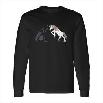 Darth Vader Vs Unicorn Long Sleeve T-Shirt | Favorety UK