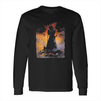 Death Dealer Three By Frank Frazetta Art Long Sleeve T-Shirt | Favorety CA