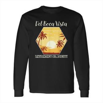 Del Boca Vista Retirement Florida Vintage Long Sleeve T-Shirt | Favorety UK