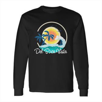 Del Boca Vista Retro Retirement Florida Long Sleeve T-Shirt | Favorety CA