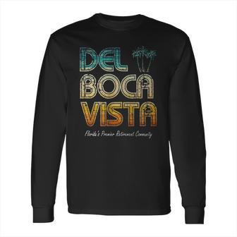 Del Boca Vista Retro Vintage Long Sleeve T-Shirt | Favorety CA