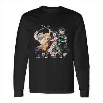 Demon Slayer Main Characters Long Sleeve T-Shirt | Favorety CA