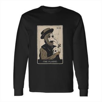 Design Show A Tarot Card With A Plague Doctor Long Sleeve T-Shirt | Favorety