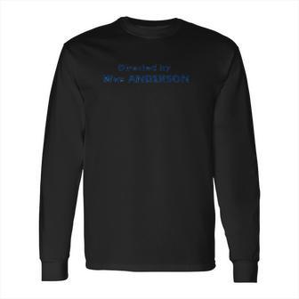 Directed By Wes Anderson Long Sleeve T-Shirt | Favorety AU