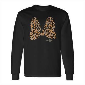 Disney Minnie Mouse Leopard Print Bow Long Sleeve T-Shirt | Favorety CA