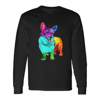 Dog Lover Gifts Welsh Corgi For Colorful Corgi Long Sleeve T-Shirt | Favorety AU