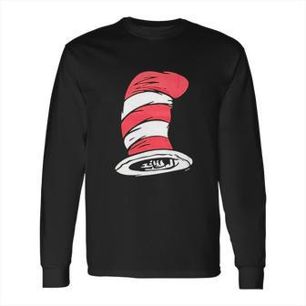 Dr Seuss Cat In The Hat Big Hat Black Long Sleeve T-Shirt | Favorety AU