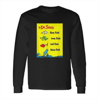 Dr Seuss One Fish Two Fish Book Cover Long Sleeve T-Shirt | Favorety DE