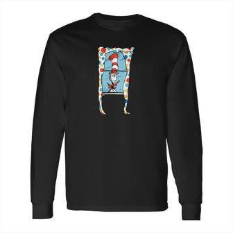 Dr Seuss Window Cat Long Sleeve T-Shirt | Favorety DE