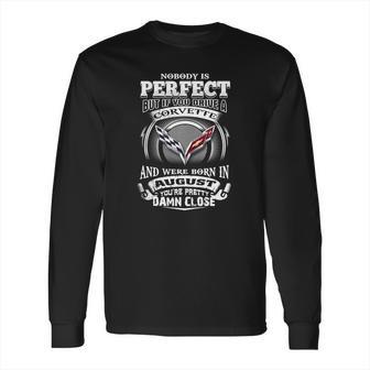 Drive A Corvette August Long Sleeve T-Shirt | Favorety