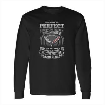 Drive A Corvette October Long Sleeve T-Shirt | Favorety AU