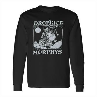 Dropkick Murphys Mens Vintage Skeleton Piper Long Sleeve T-Shirt | Favorety UK