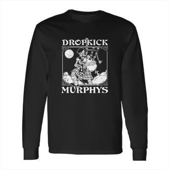 Dropkick Murphys Vintage Skeleton Piper Slim Fit Long Sleeve T-Shirt | Favorety UK