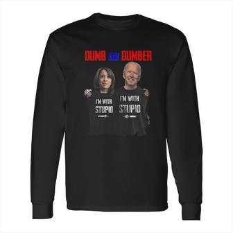 Dumb And Dumber Biden Long Sleeve T-Shirt | Favorety UK