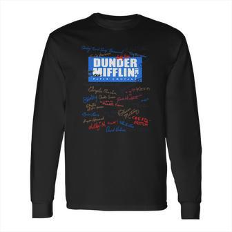 Dunder Mifflin Inc Paper Company Long Sleeve T-Shirt | Favorety UK