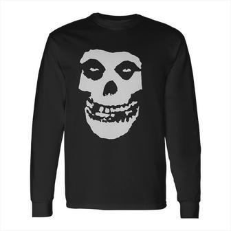 A And E Designs Misfits Fiend Skull Heather Long Sleeve T-Shirt | Favorety DE