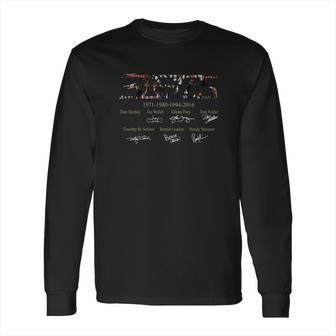 Eagles Band 1971-1980 1994-2019 Signatures Shirt Long Sleeve T-Shirt | Favorety