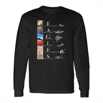 Eagles Band Albums Signatures Shirtn Long Sleeve T-Shirt | Favorety AU