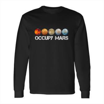 Elon Musk Science Occupy Mars Long Sleeve T-Shirt | Favorety AU