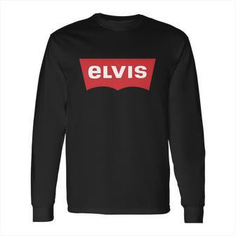 Elvis - Levis Style Logo Long Sleeve T-Shirt | Favorety CA