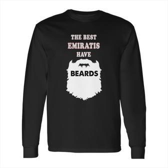 Emirati Beards Gift Uae Bearded Dubai Arab Tee Long Sleeve T-Shirt | Favorety DE