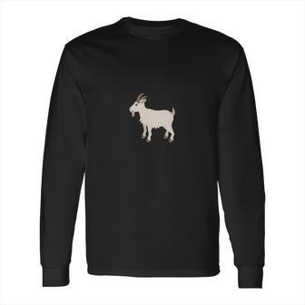 Emoji T-Shirt Goat Emoticon Farm Animal Long Sleeve T-Shirt | Favorety CA