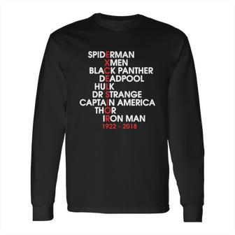 Excelsior Spiderman Xmen Black Panther Deadpook Long Sleeve T-Shirt | Favorety UK