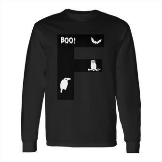 F Name Character Boo Dracula Funny Halloween Quote Long Sleeve T-Shirt | Favorety DE