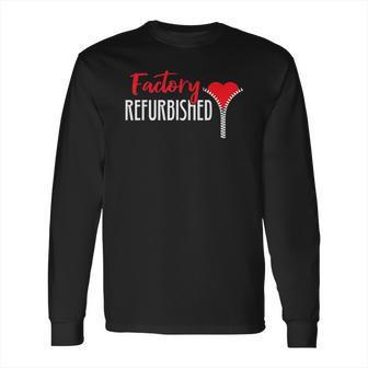 Factory Refurbished Open Heart Bypass Surgery Zipper Long Sleeve T-Shirt | Favorety CA